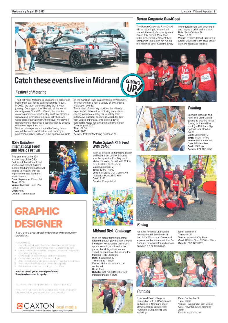 Midrand Reporter 25 August 2023 page 11