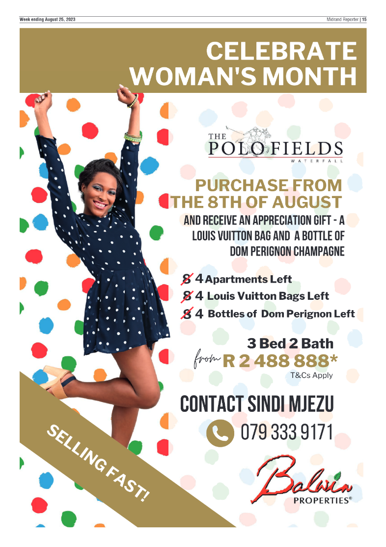 Midrand Reporter 25 August 2023 page 15