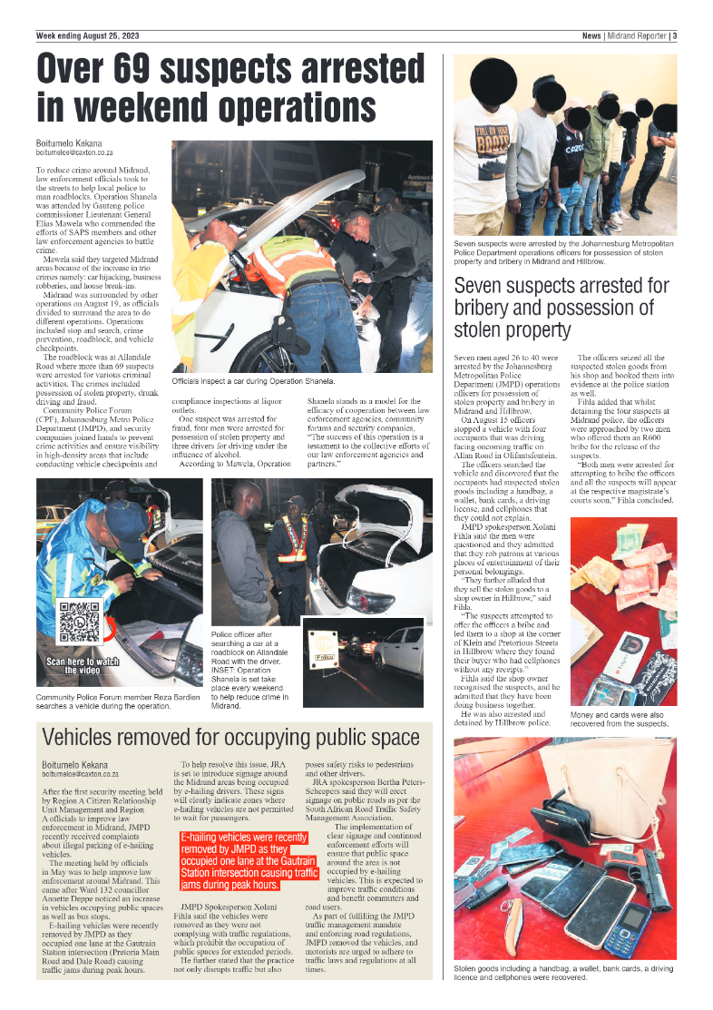 Midrand Reporter 25 August 2023 page 3