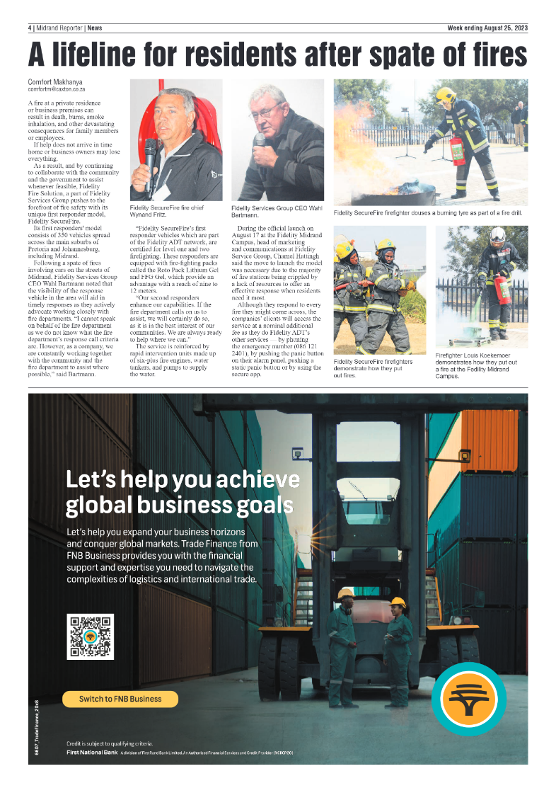 Midrand Reporter 25 August 2023 page 4