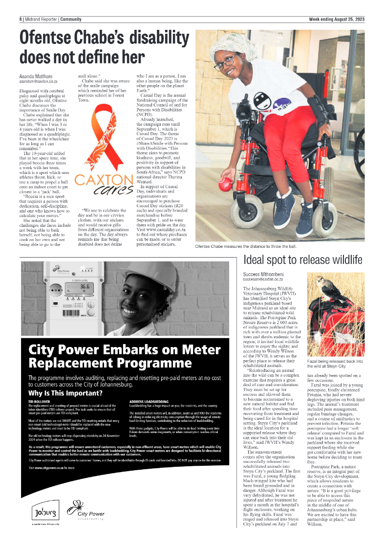 Midrand Reporter 25 August 2023 page 8
