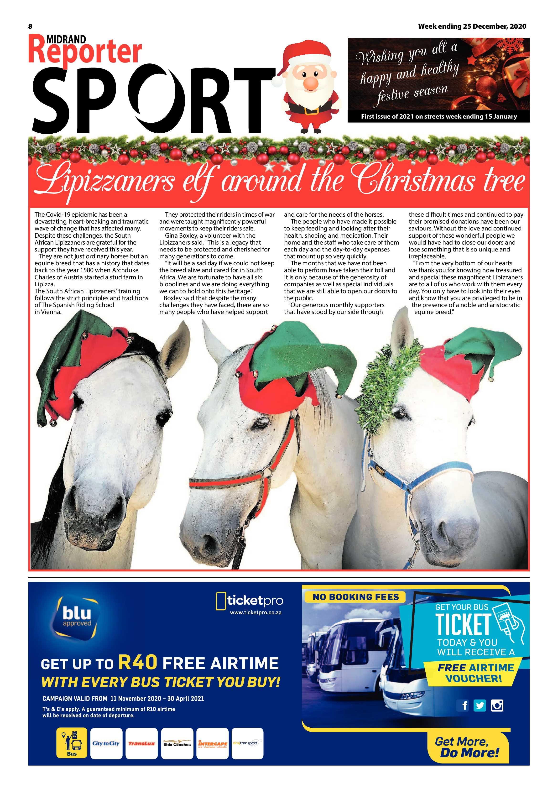 Midrand Reporter 25 December 2020 page 8