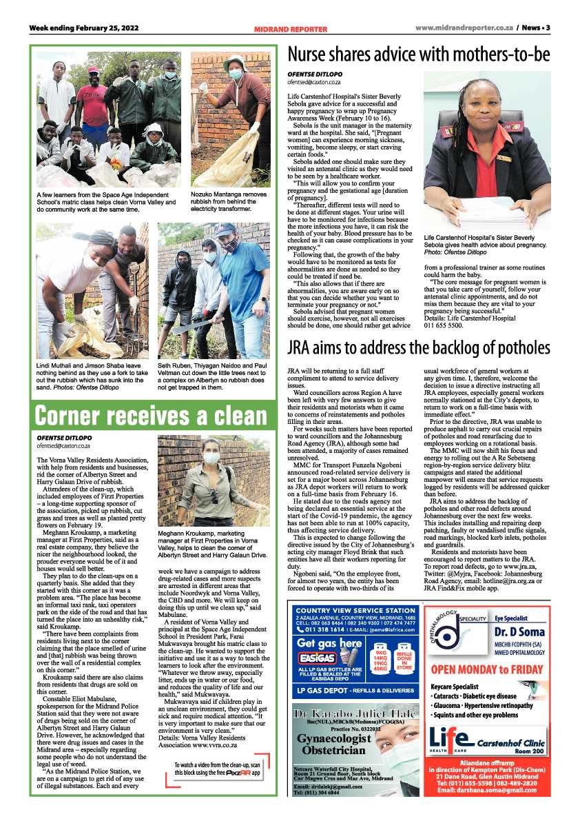 Midrand Reporter 25 February 2022 page 3