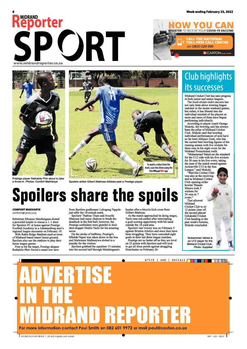 Midrand Reporter 25 February 2022 page 8