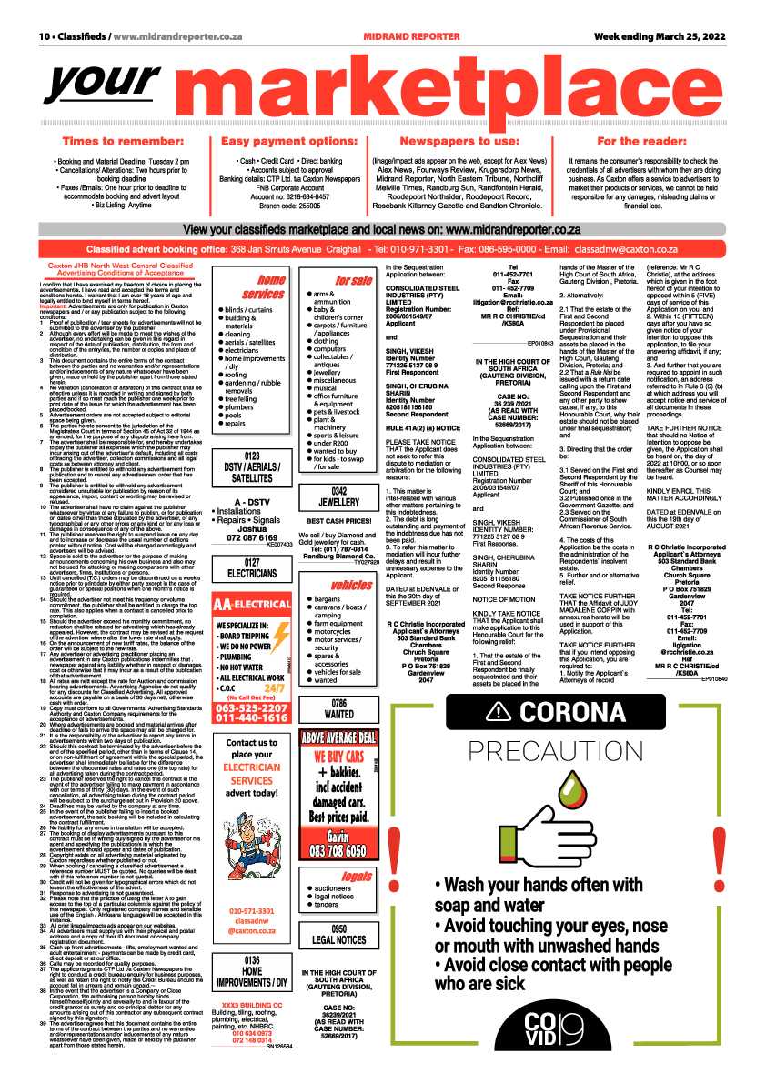 Midrand Reporter 25 March 2022 page 10