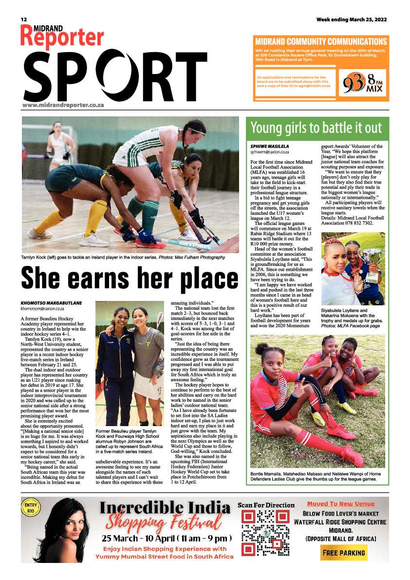 Midrand Reporter 25 March 2022 page 12