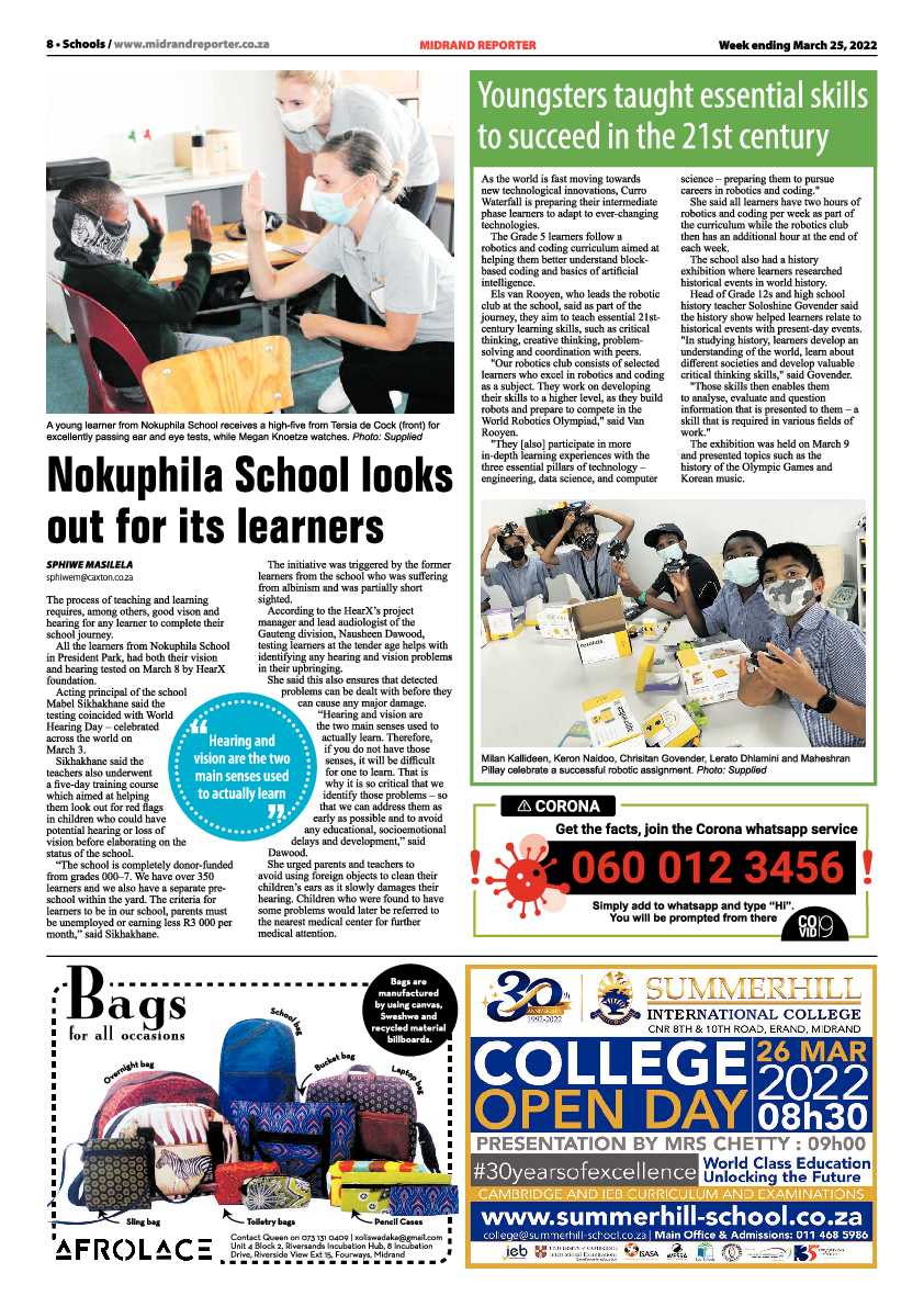 Midrand Reporter 25 March 2022 page 8