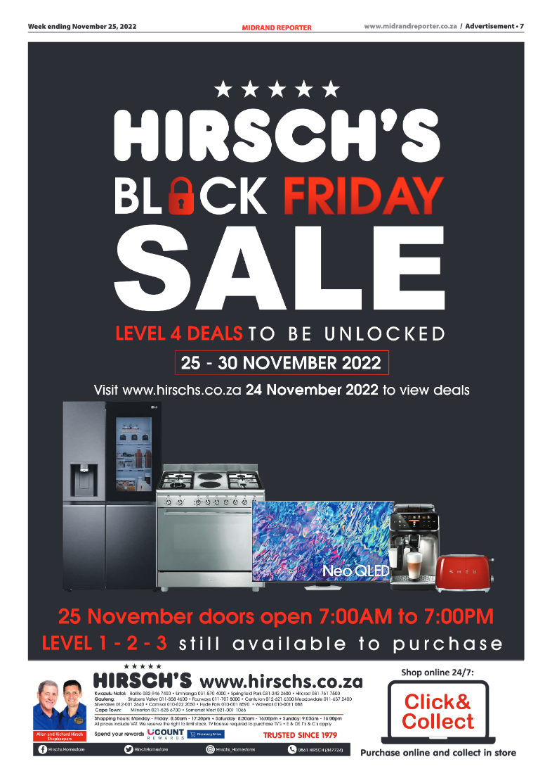 Midrand Reporter 25 Nov 2022 page 7