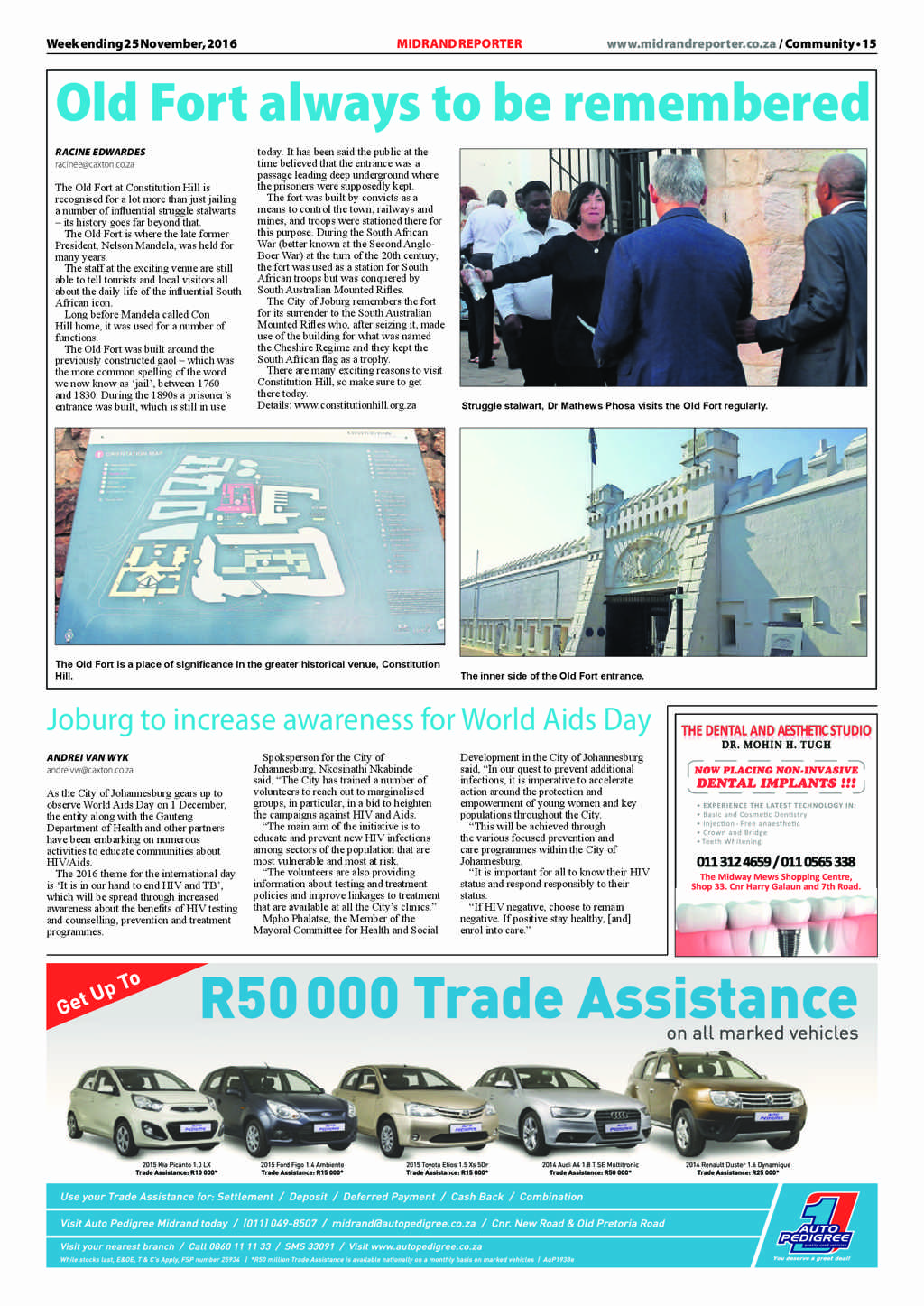Midrand Reporter 25 November 2016 page 15
