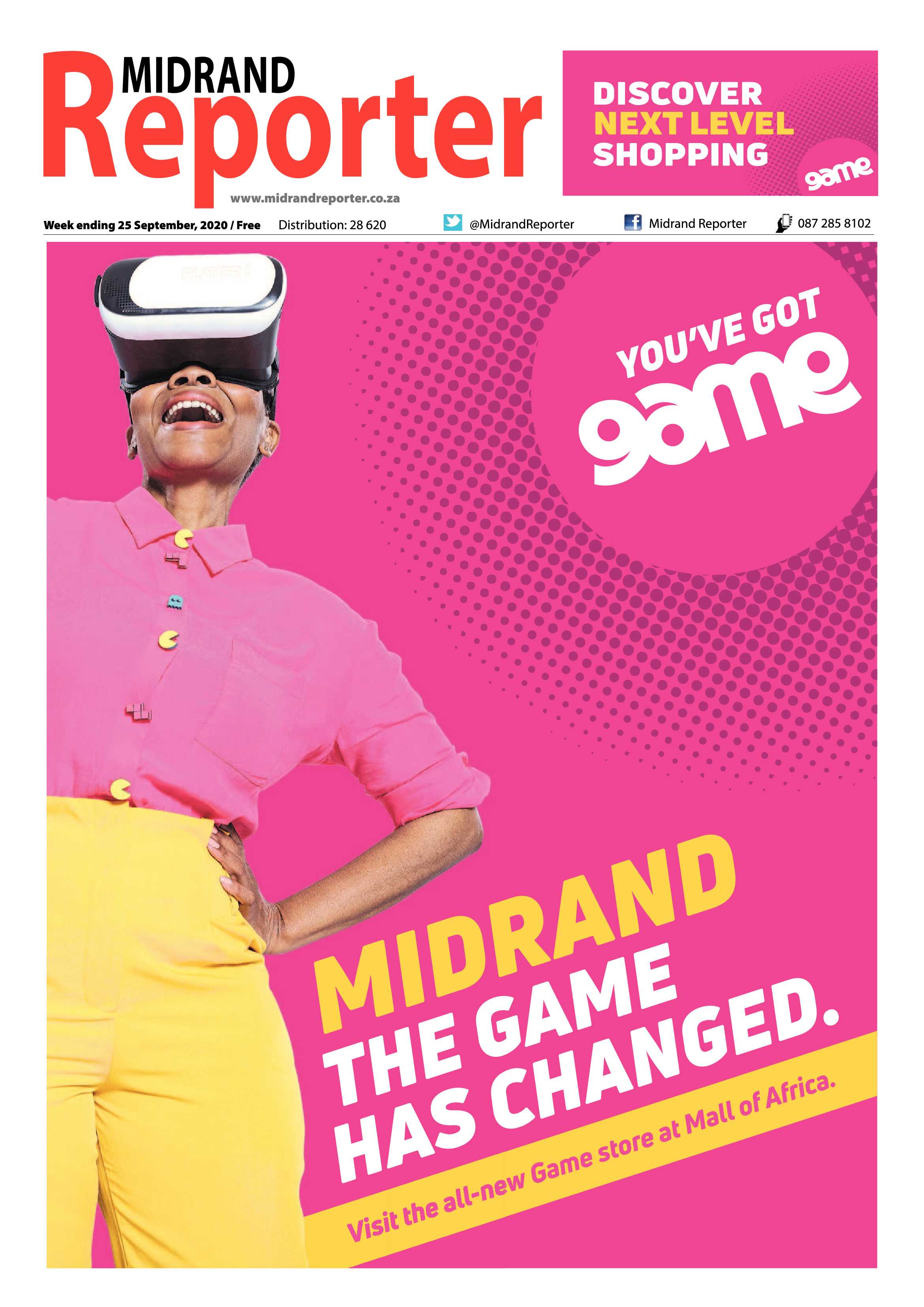 Midrand Reporter 25 September 2020 page 1