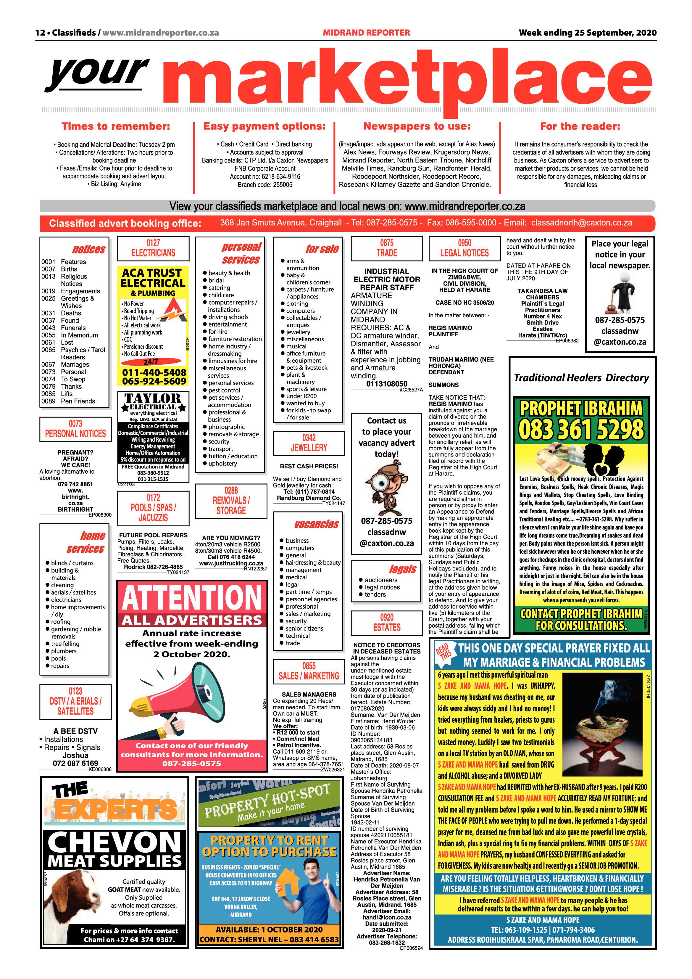 Midrand Reporter 25 September 2020 page 14
