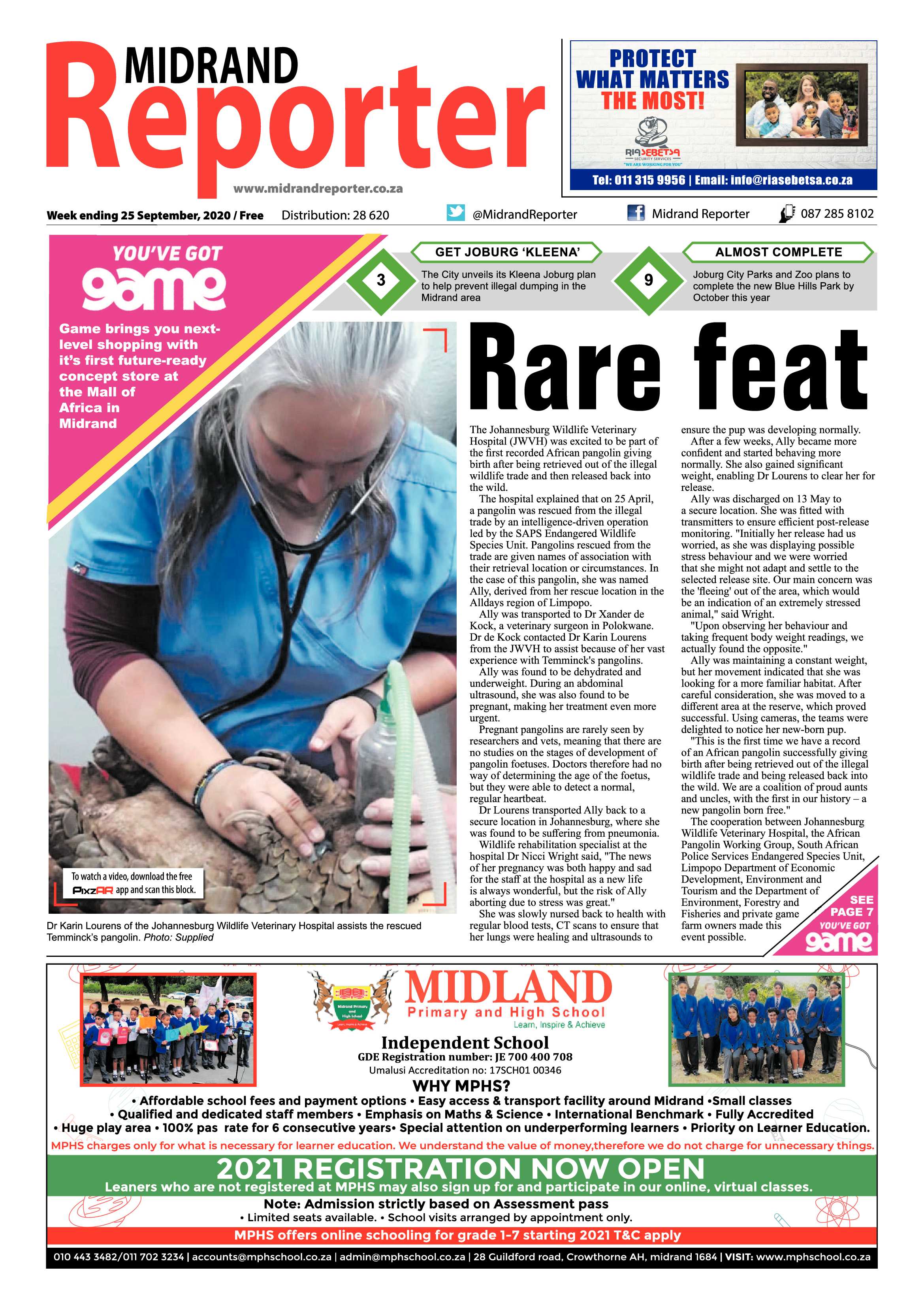 Midrand Reporter 25 September 2020 page 3