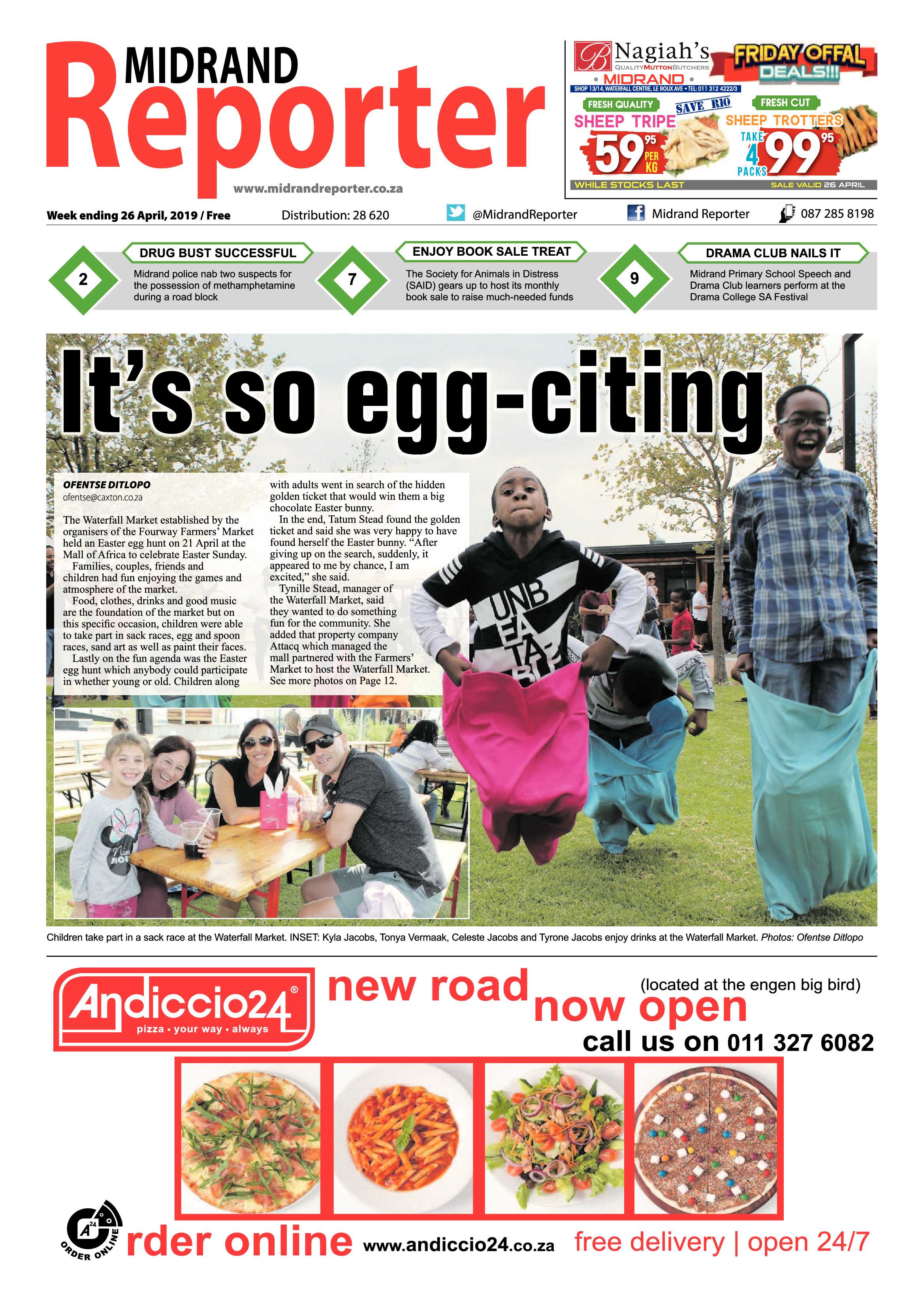 Midrand Reporter 26 April, 2019 page 1