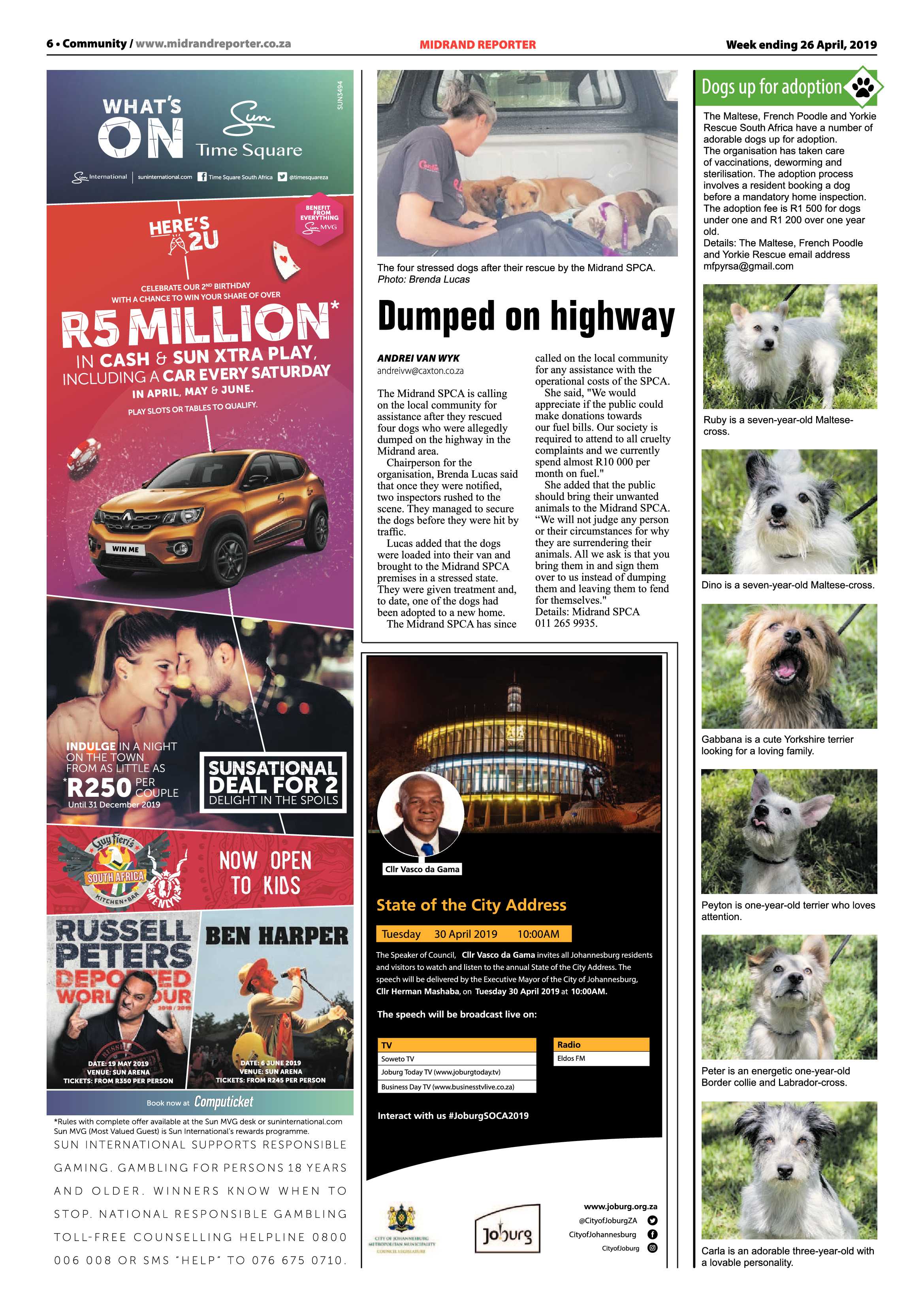 Midrand Reporter 26 April, 2019 page 6