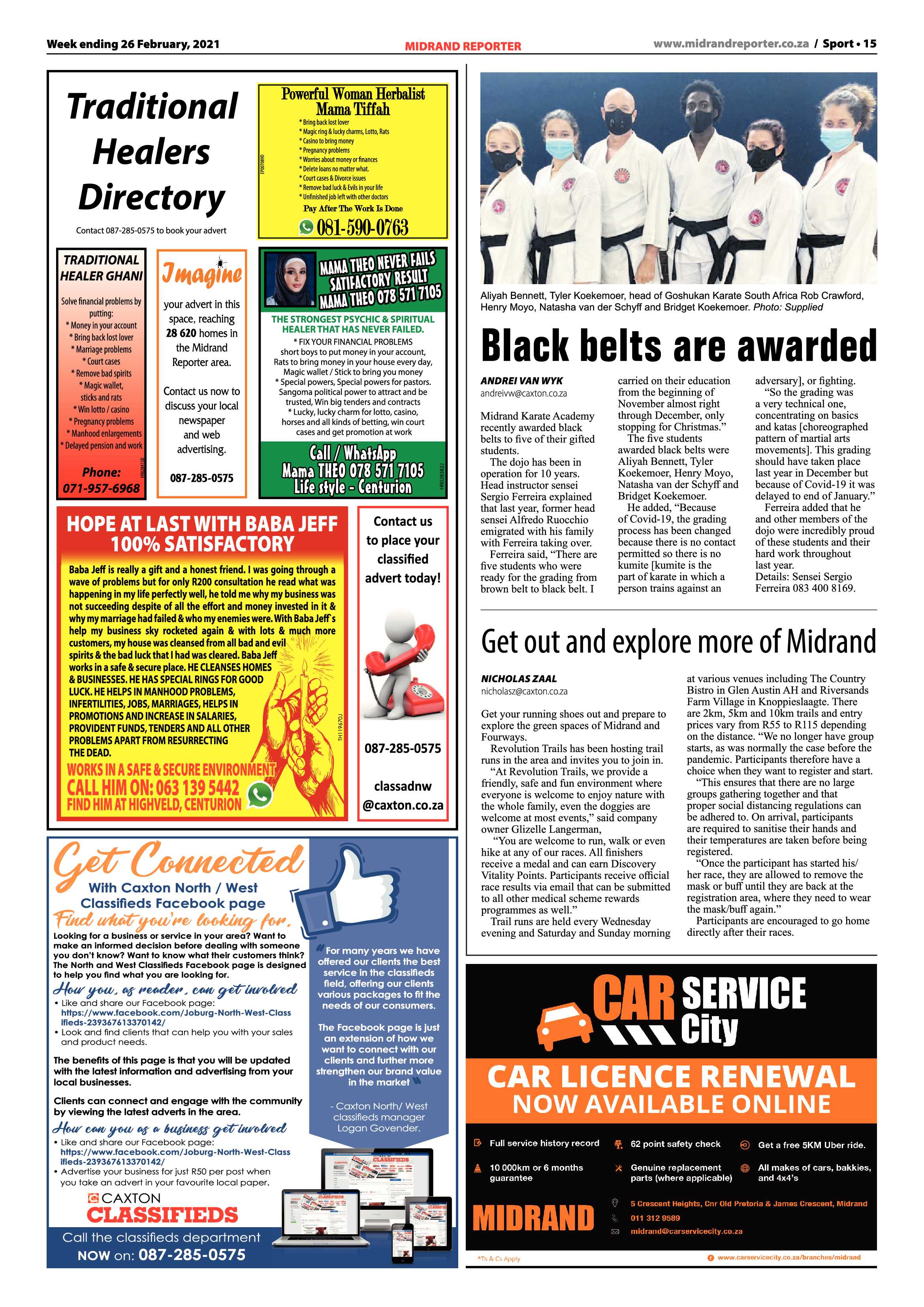 Midrand Reporter 26 February 2021 page 15