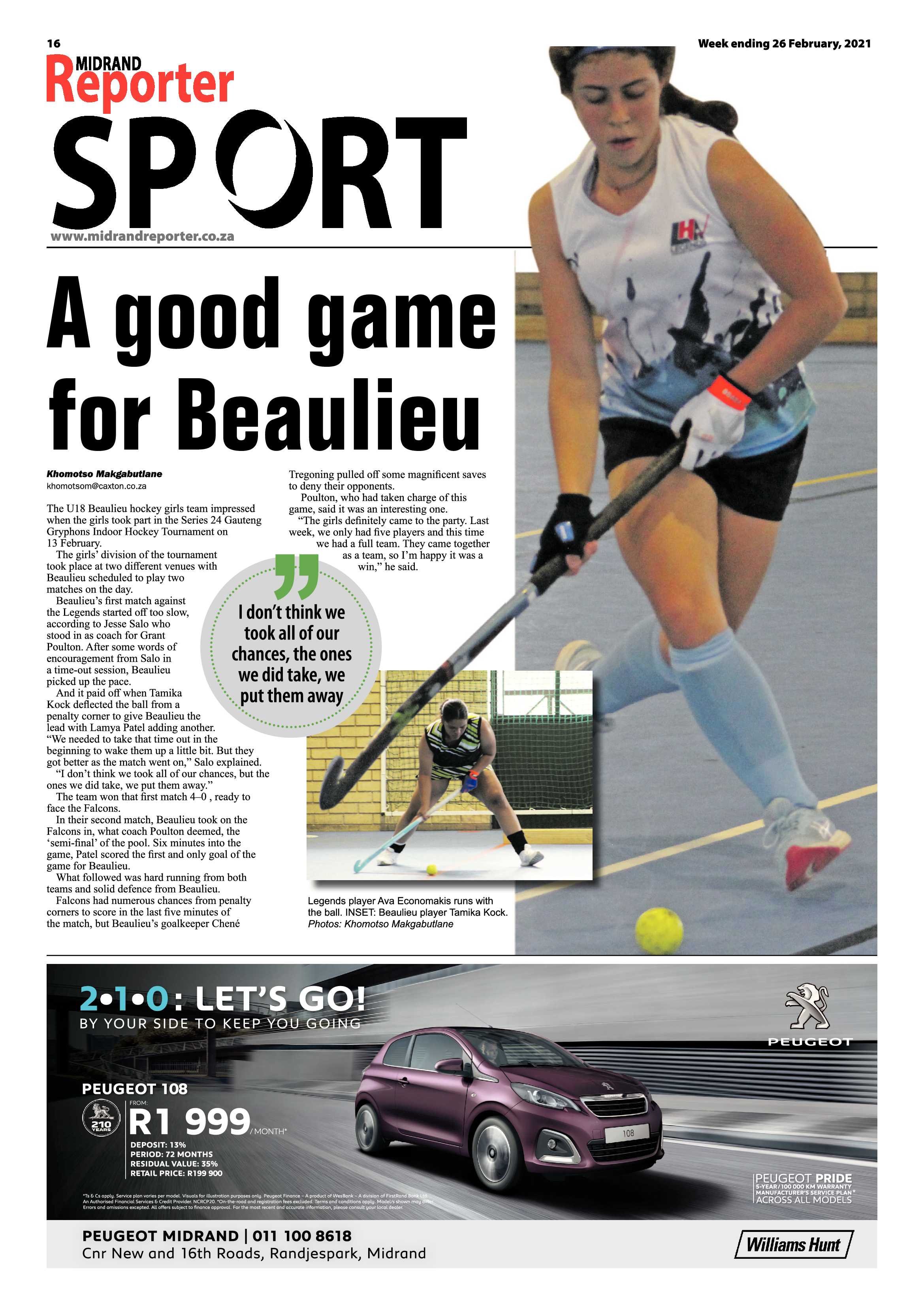 Midrand Reporter 26 February 2021 page 16