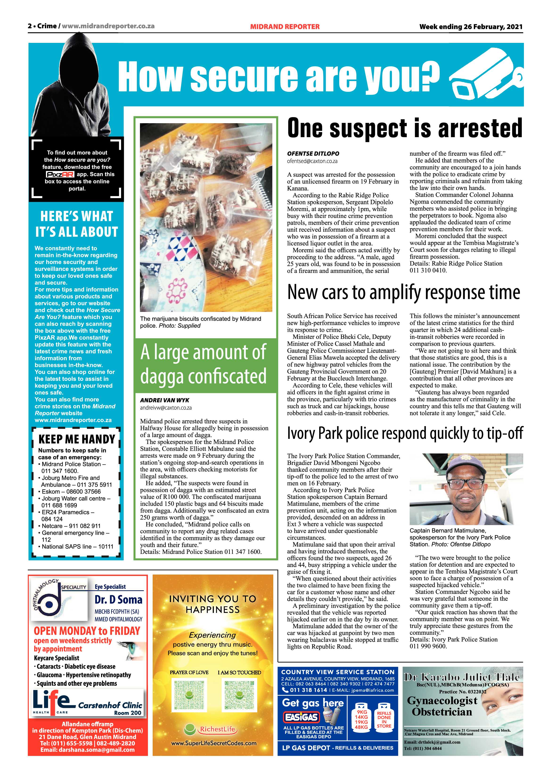 Midrand Reporter 26 February 2021 page 2