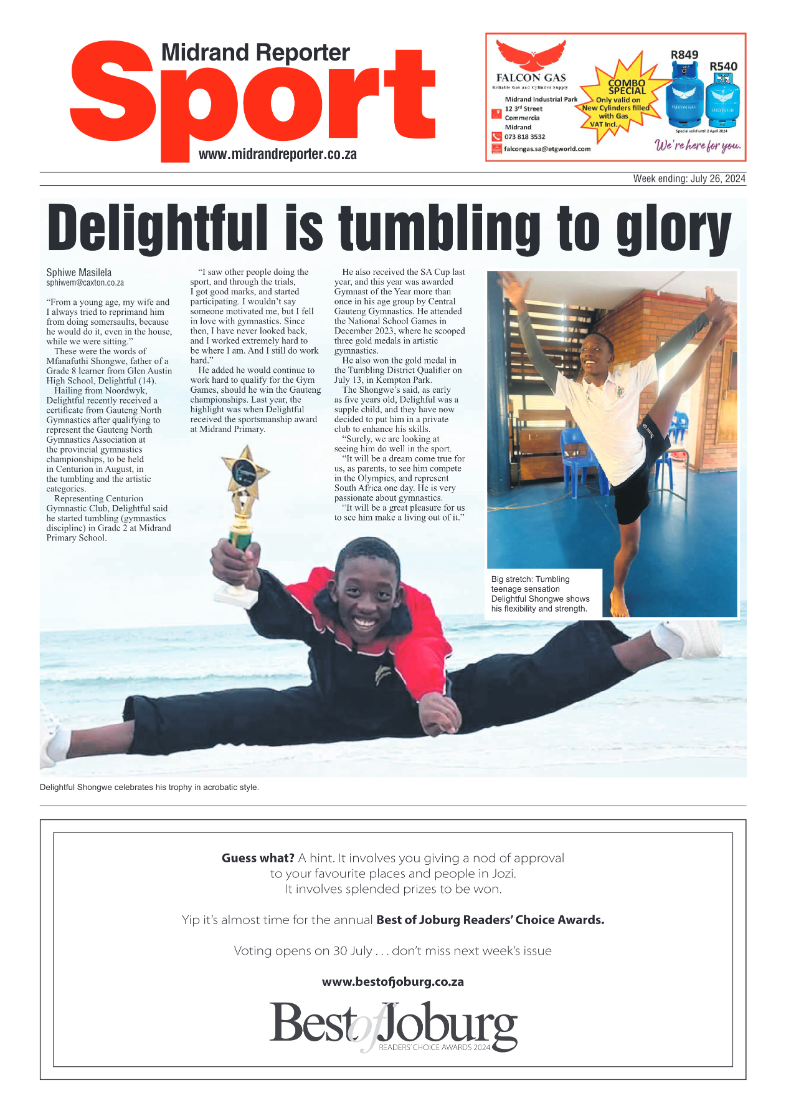 Midrand Reporter 26 July 2024 page 12