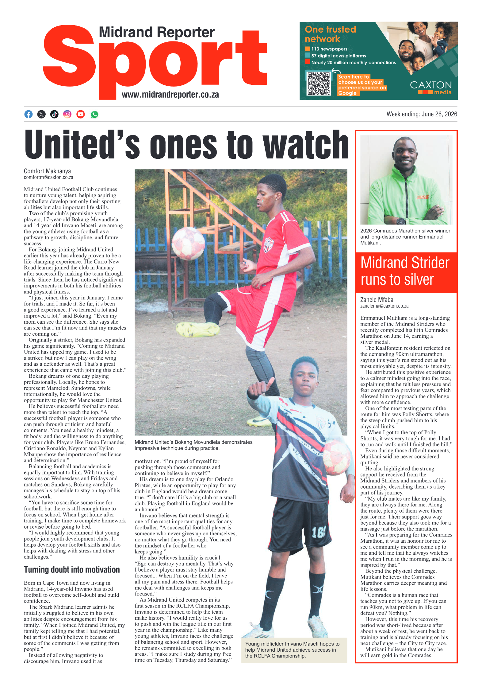 Midrand Reporter 26 June 2026 page 12