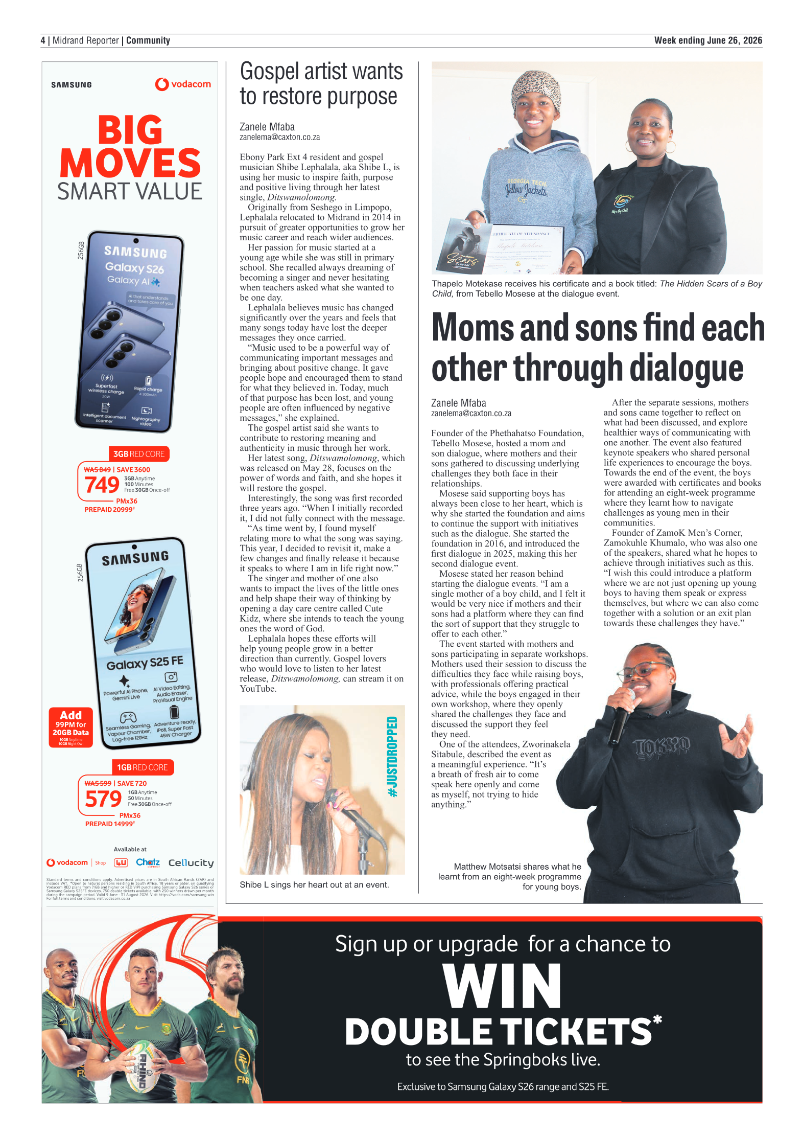 Midrand Reporter 26 June 2026 page 4