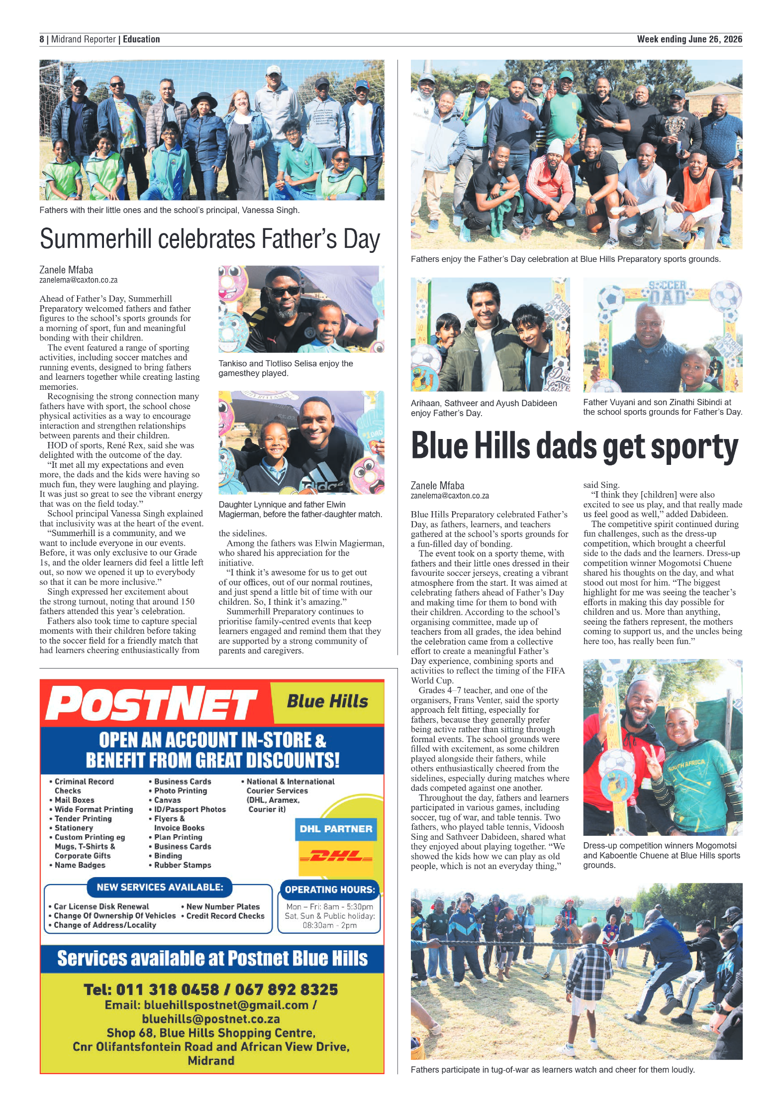 Midrand Reporter 26 June 2026 page 8