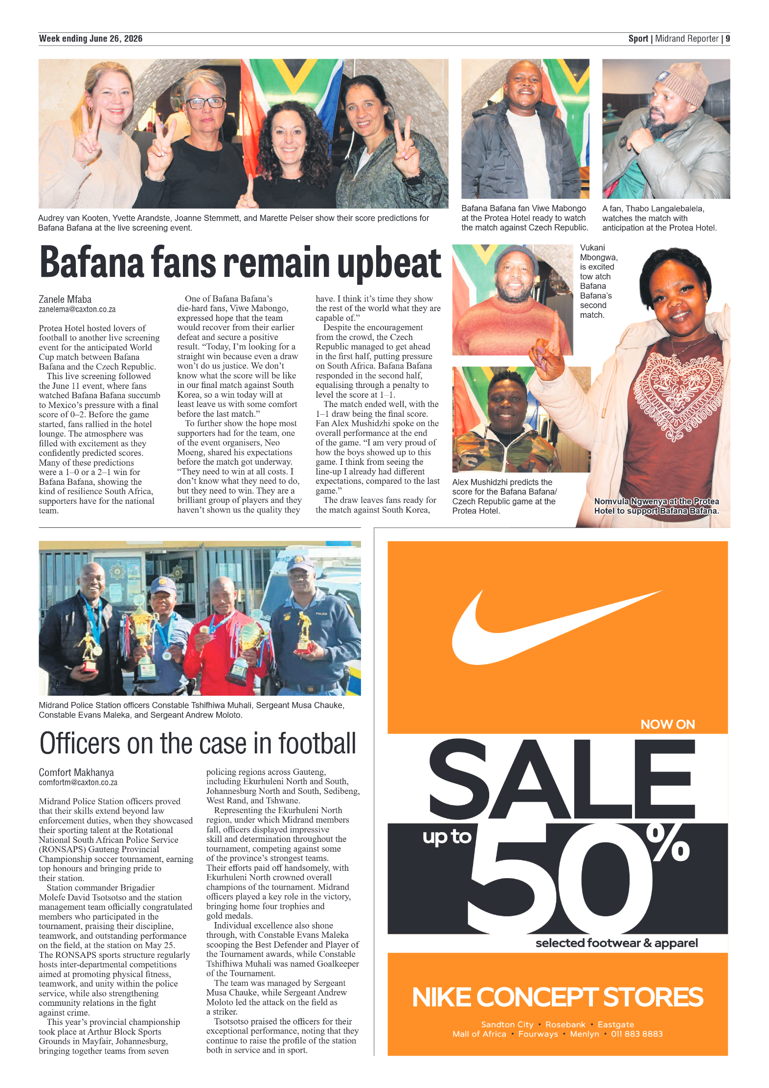 Midrand Reporter 26 June 2026 page 9