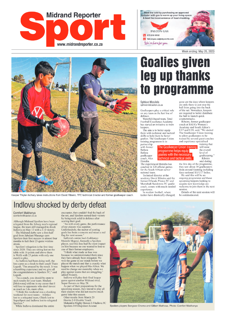 Midrand Reporter 26 May 2023 page 16