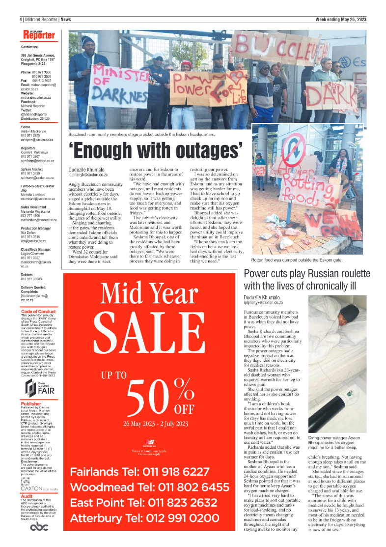 Midrand Reporter 26 May 2023 page 4