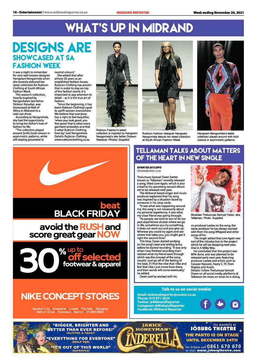 Midrand Reporter 26 November 2021 page 18