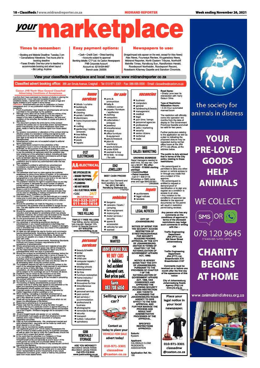 Midrand Reporter 26 November 2021 page 20