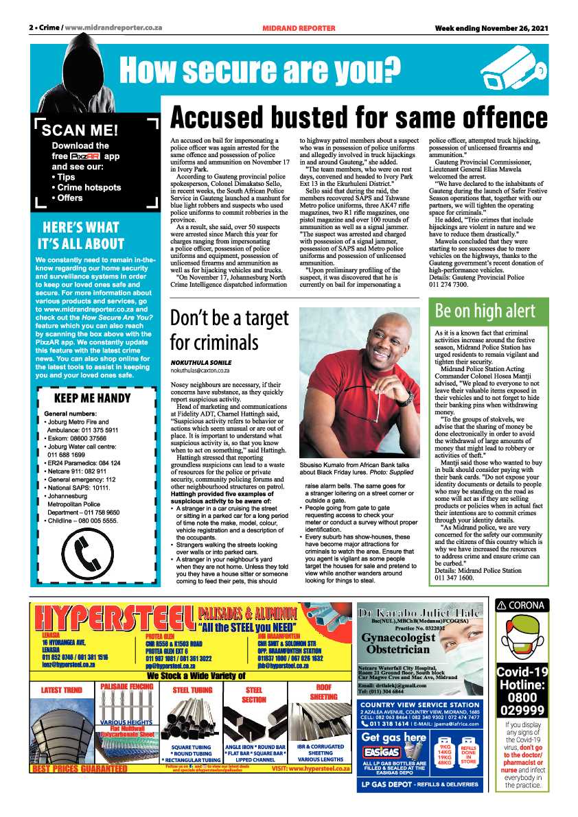 Midrand Reporter 26 November 2021 page 4