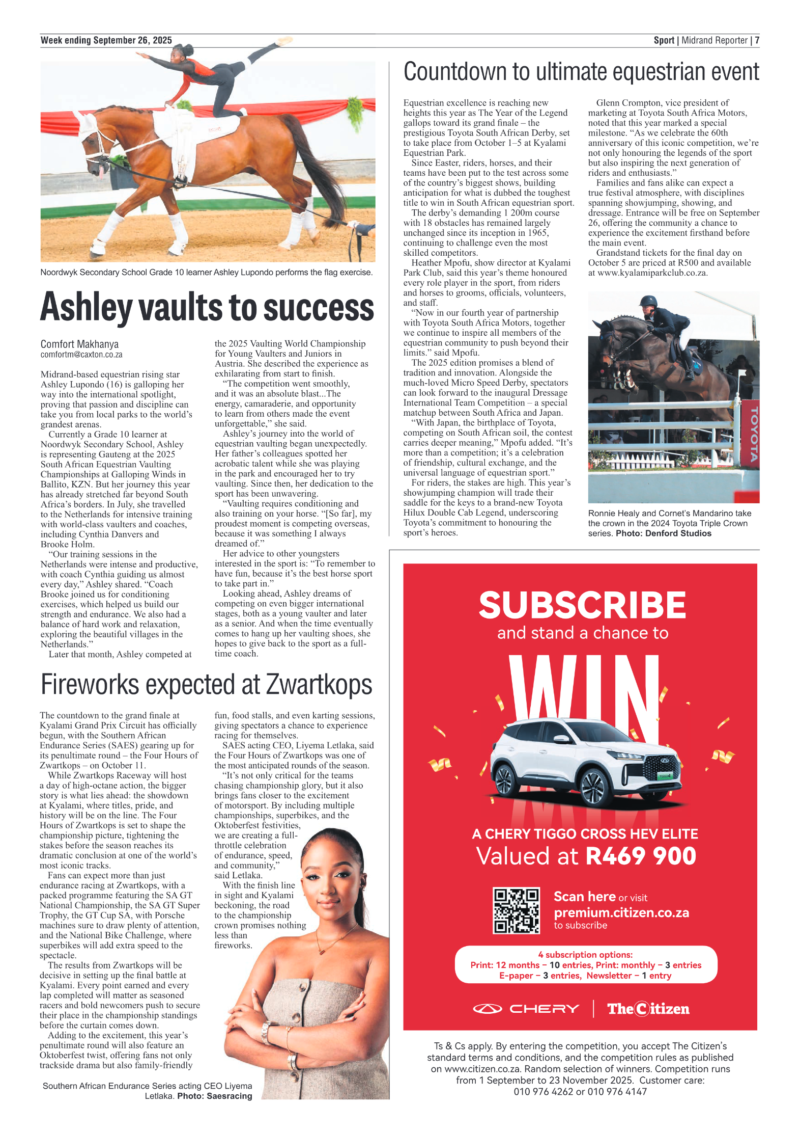 Midrand Reporter 26 September 2025 page 7