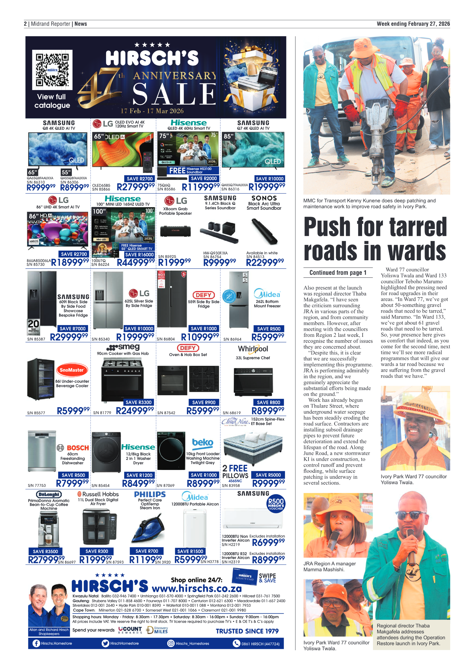 Midrand Reporter 27 February 2026 page 2
