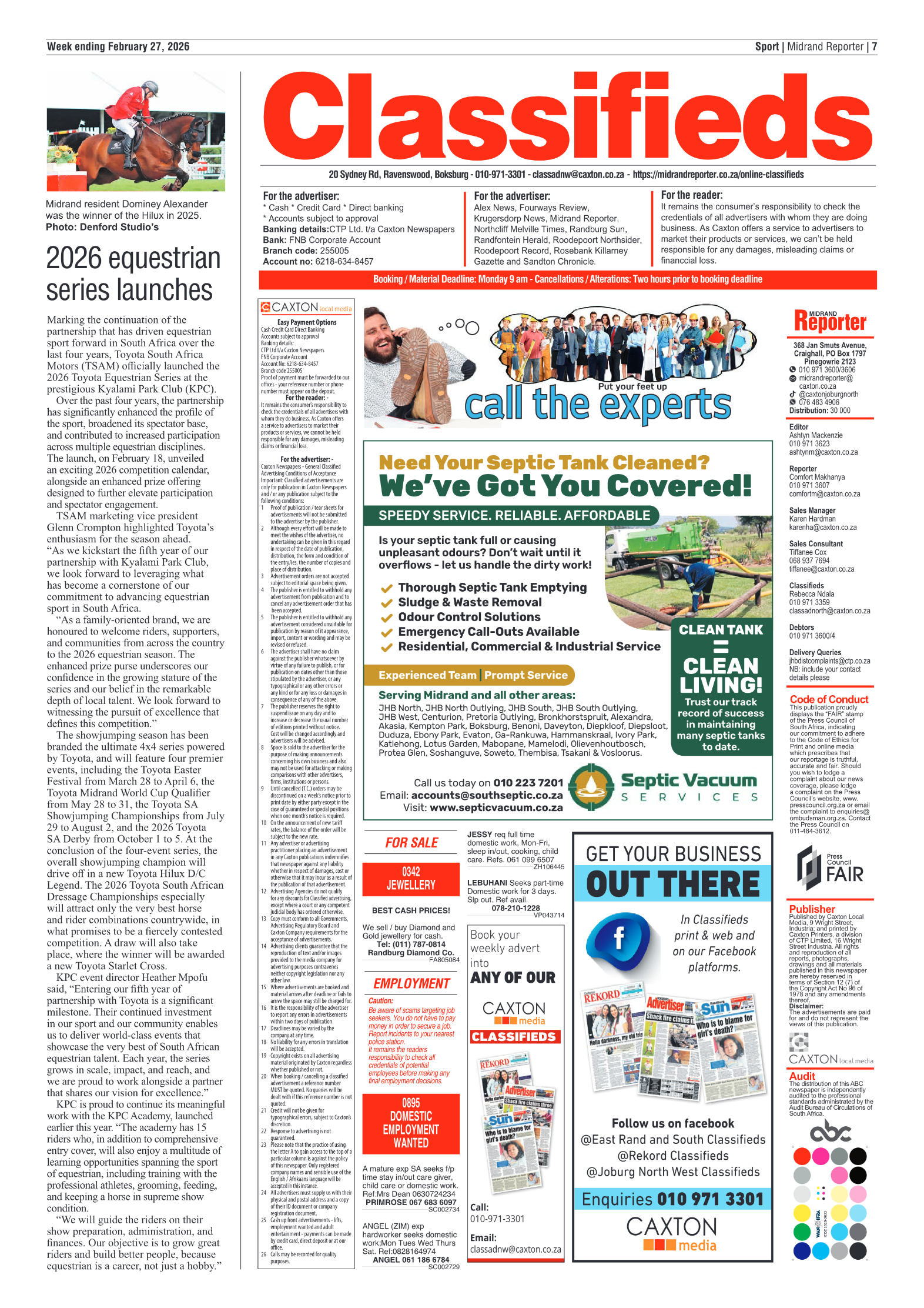 Midrand Reporter 27 February 2026 page 7