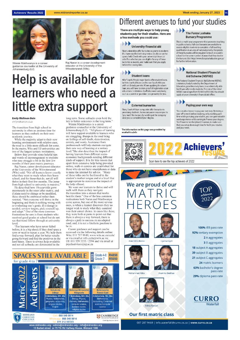 Midrand Reporter 27 Jan 2023 page 11