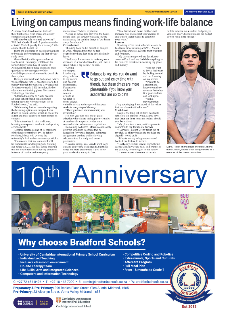 Midrand Reporter 27 Jan 2023 page 12