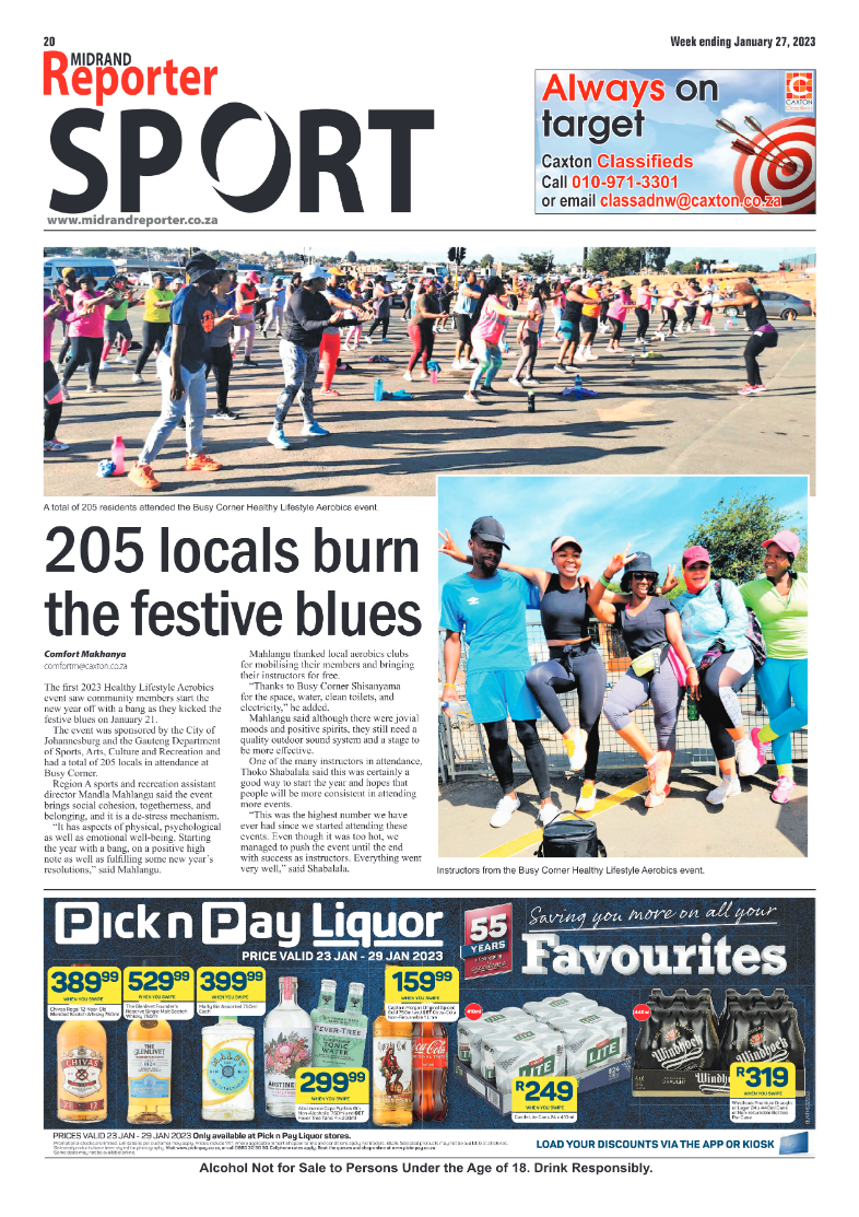 Midrand Reporter 27 Jan 2023 page 20
