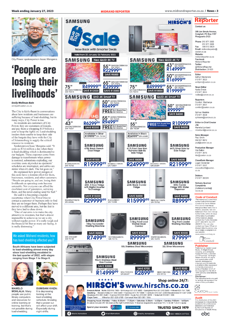 Midrand Reporter 27 Jan 2023 page 3