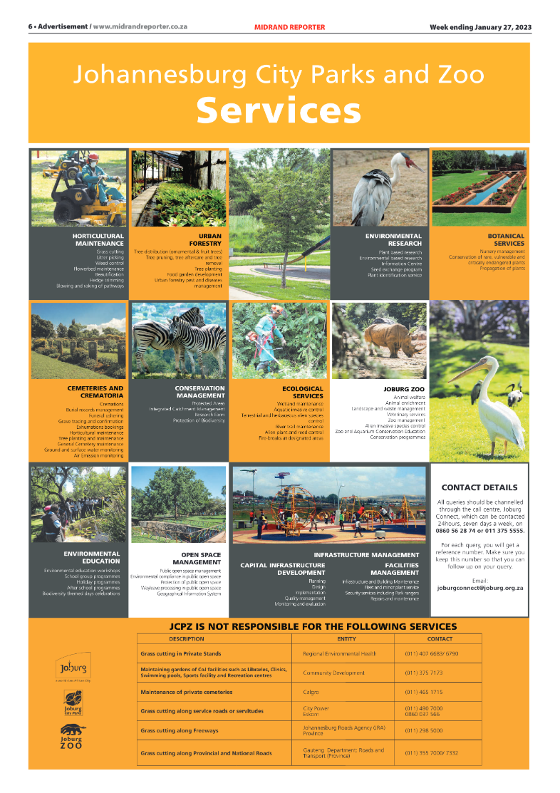 Midrand Reporter 27 Jan 2023 page 6