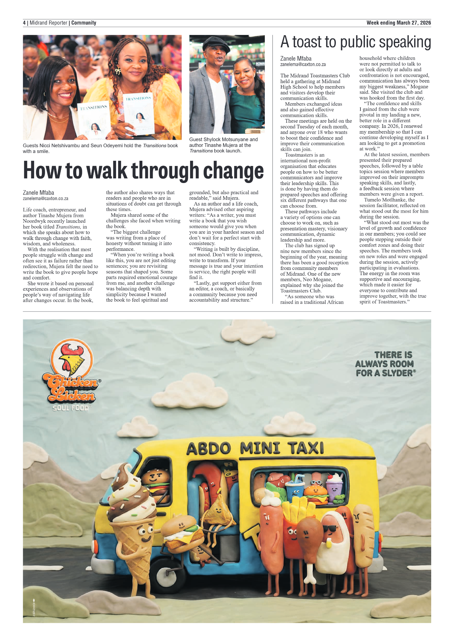 Midrand Reporter 27 March 2026 page 4