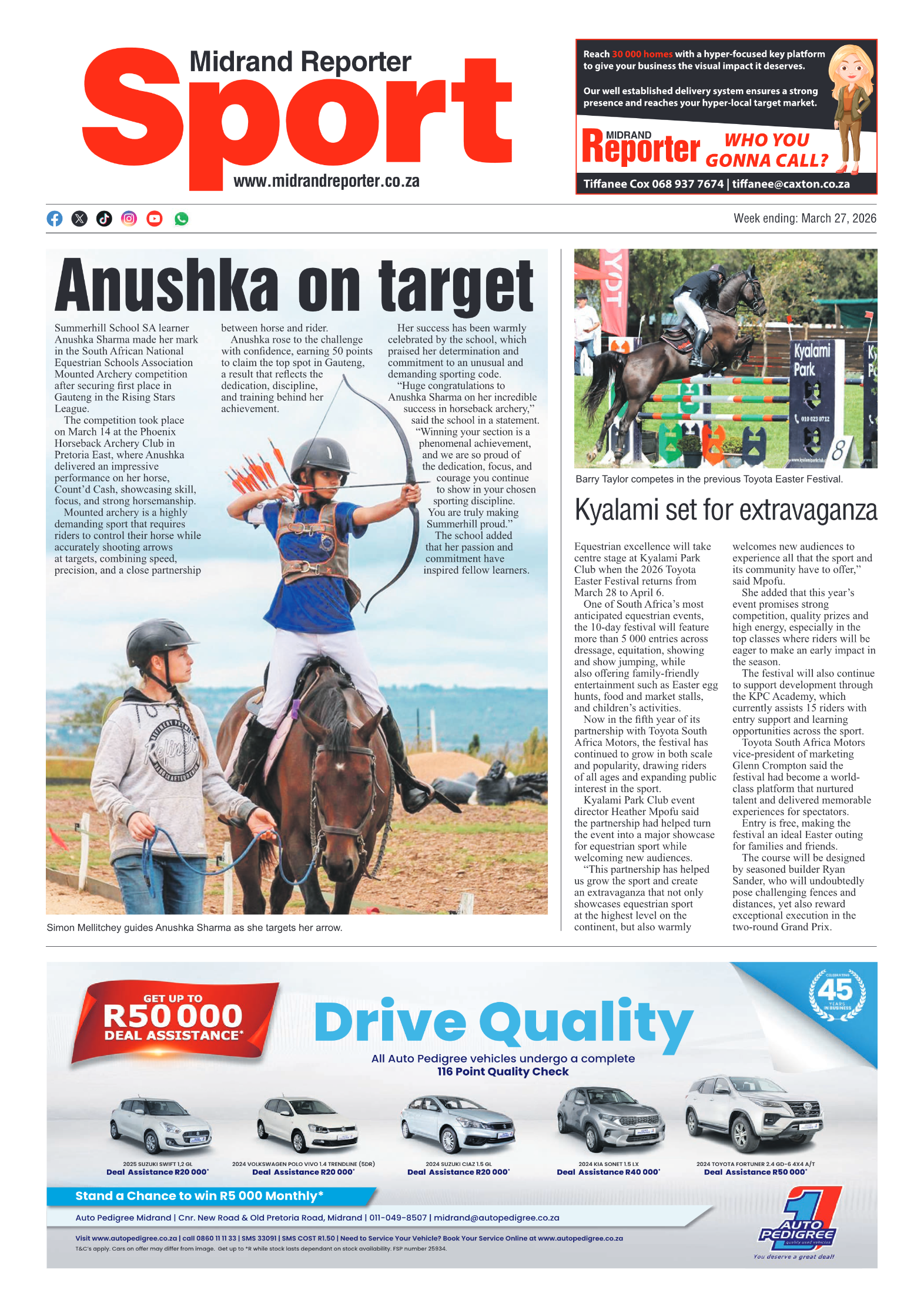 Midrand Reporter 27 March 2026 page 8