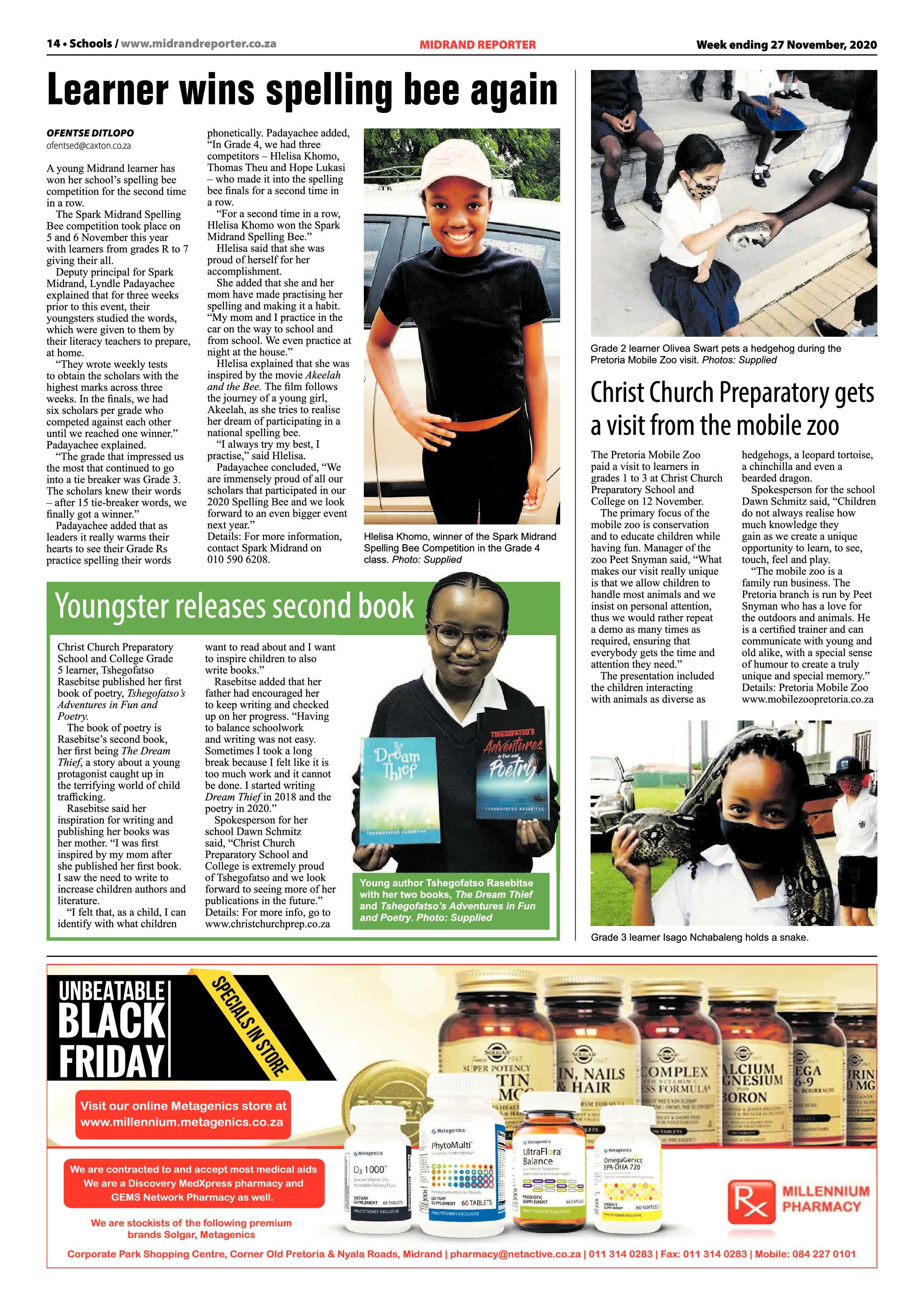 Midrand Reporter 27 November 2020 page 14