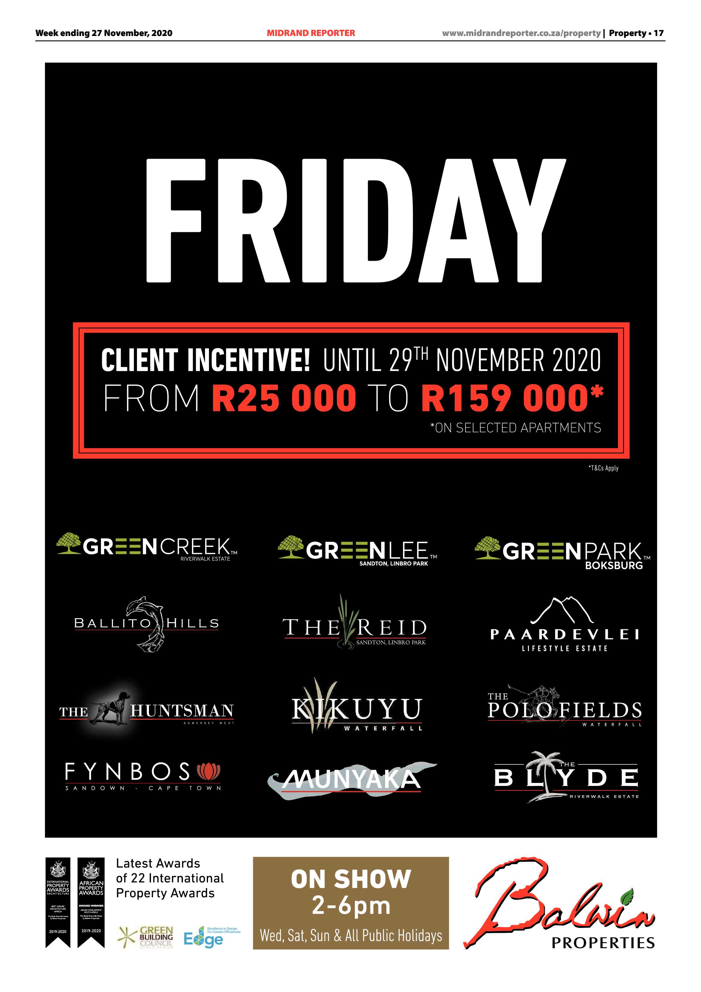 Midrand Reporter 27 November 2020 page 17