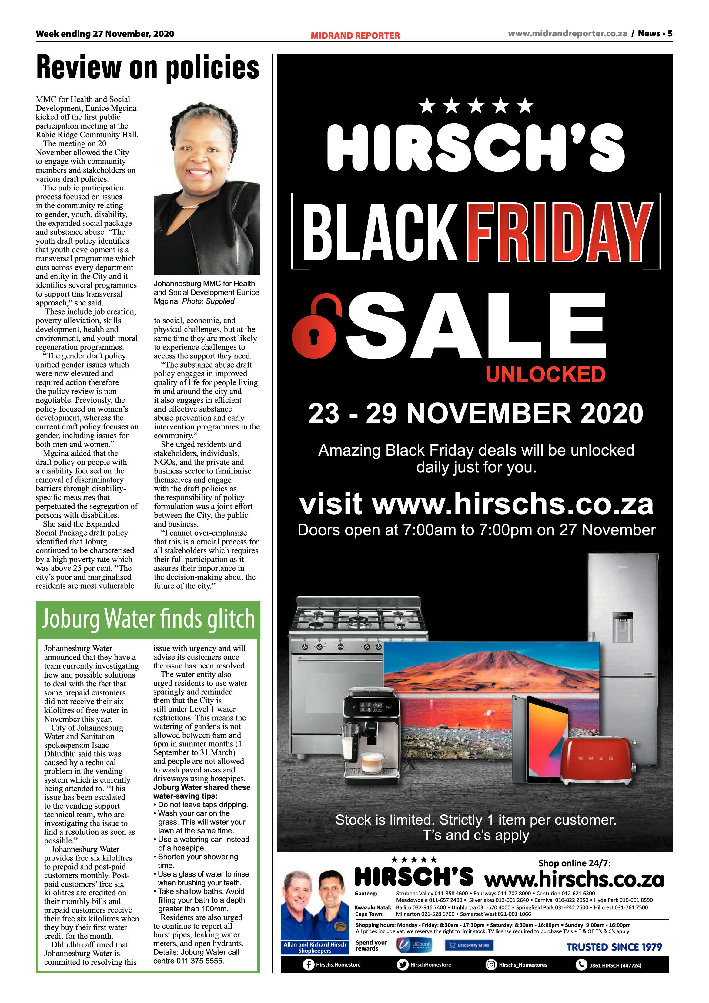 Midrand Reporter 27 November 2020 page 5