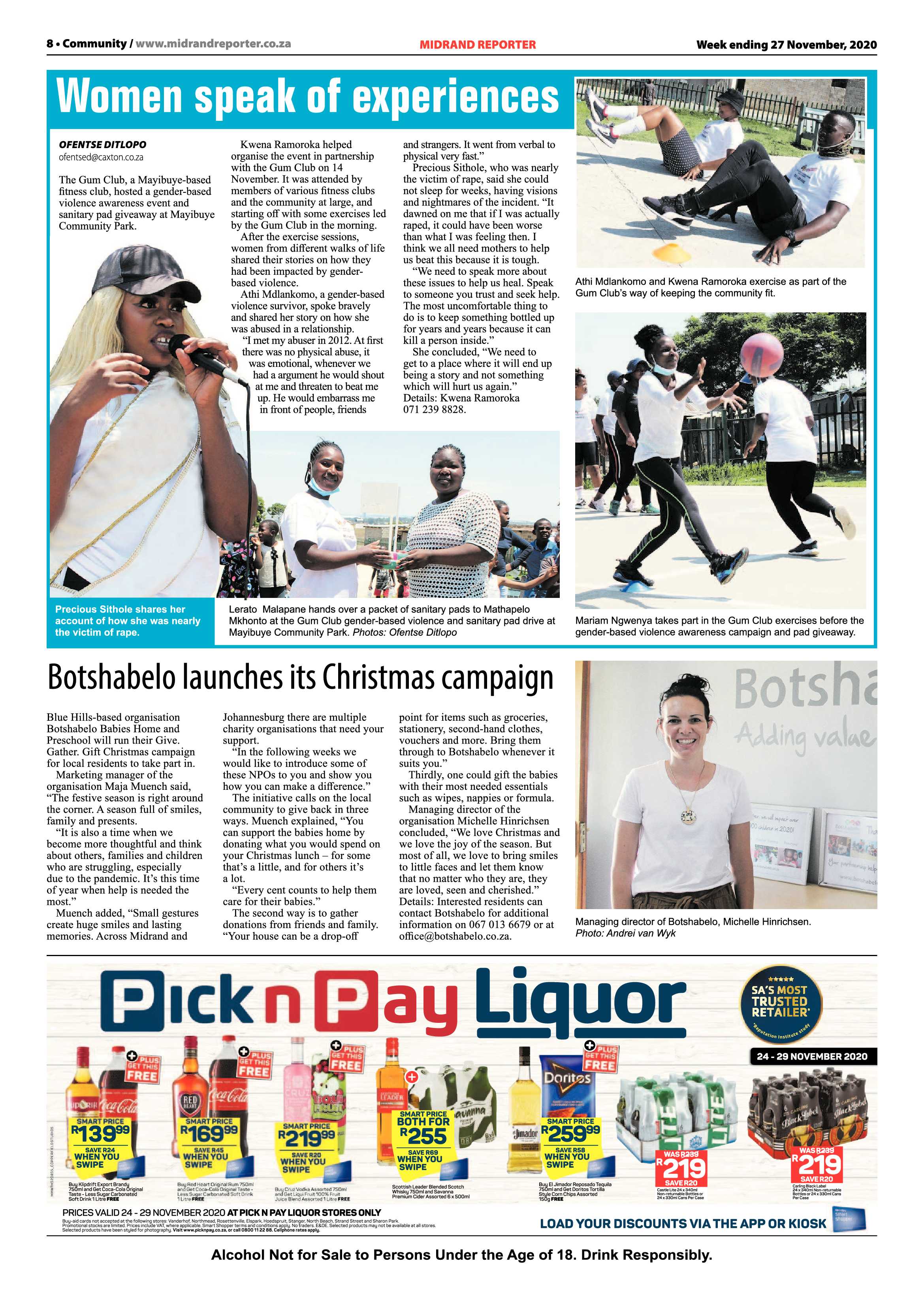 Midrand Reporter 27 November 2020 page 8