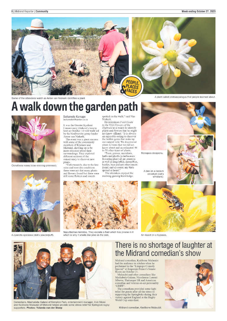 Midrand Reporter 27 October 2023 page 6
