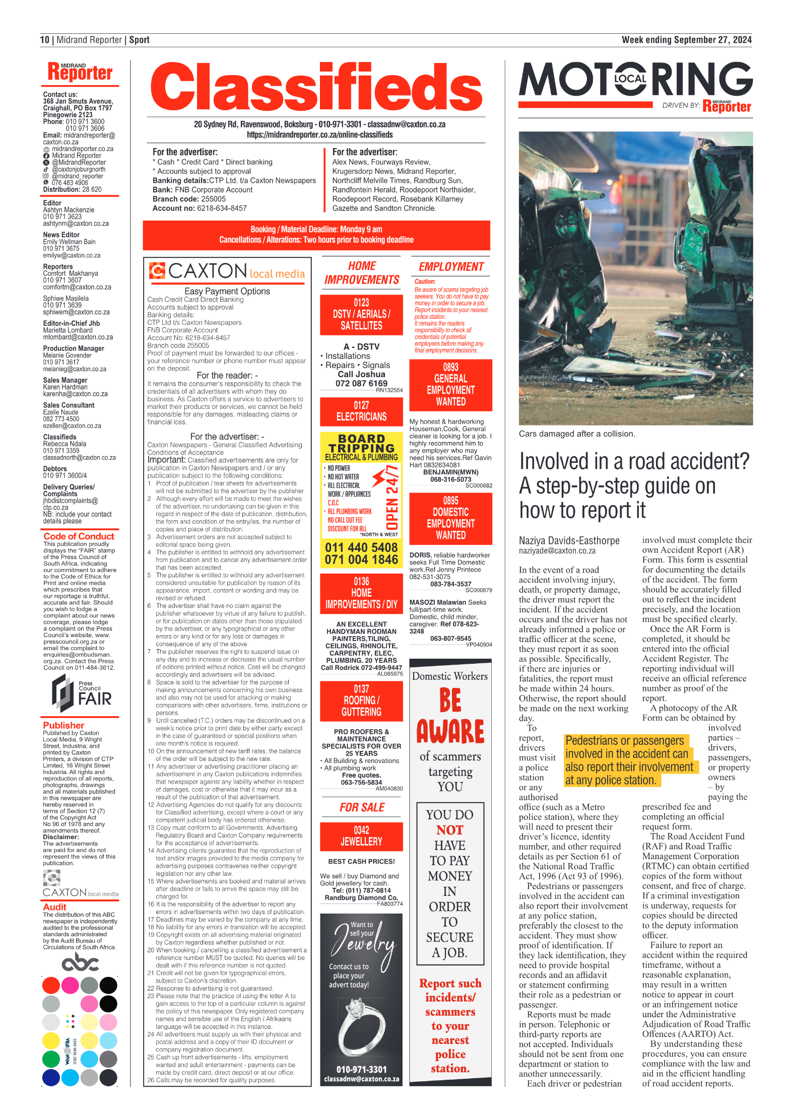 Midrand Reporter 27 September 2024 page 10