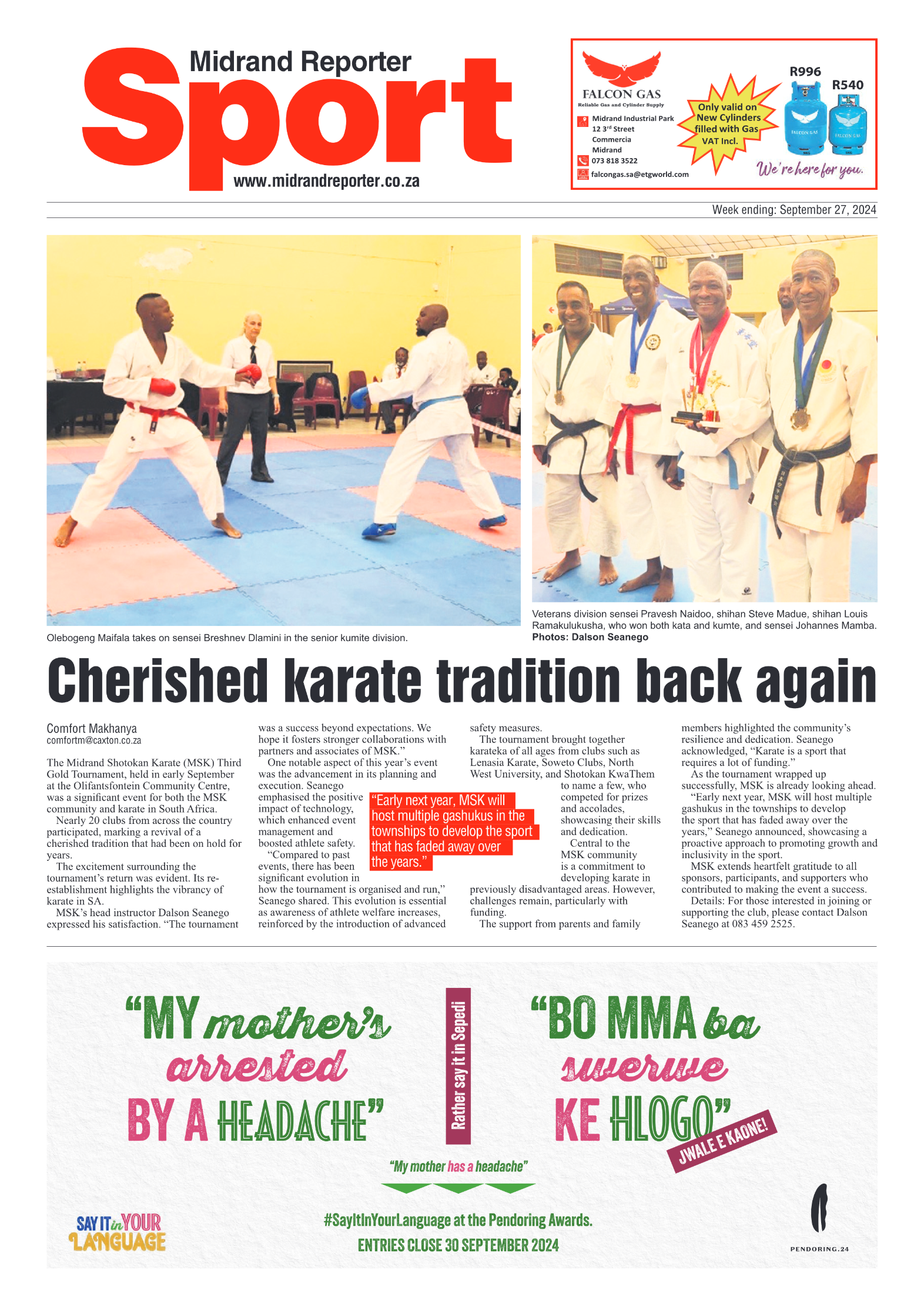 Midrand Reporter 27 September 2024 page 12