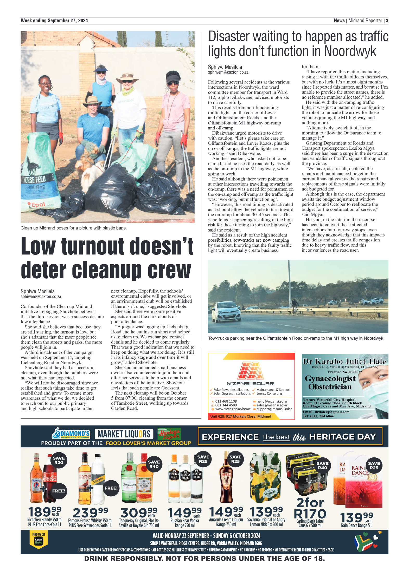 Midrand Reporter 27 September 2024 page 3