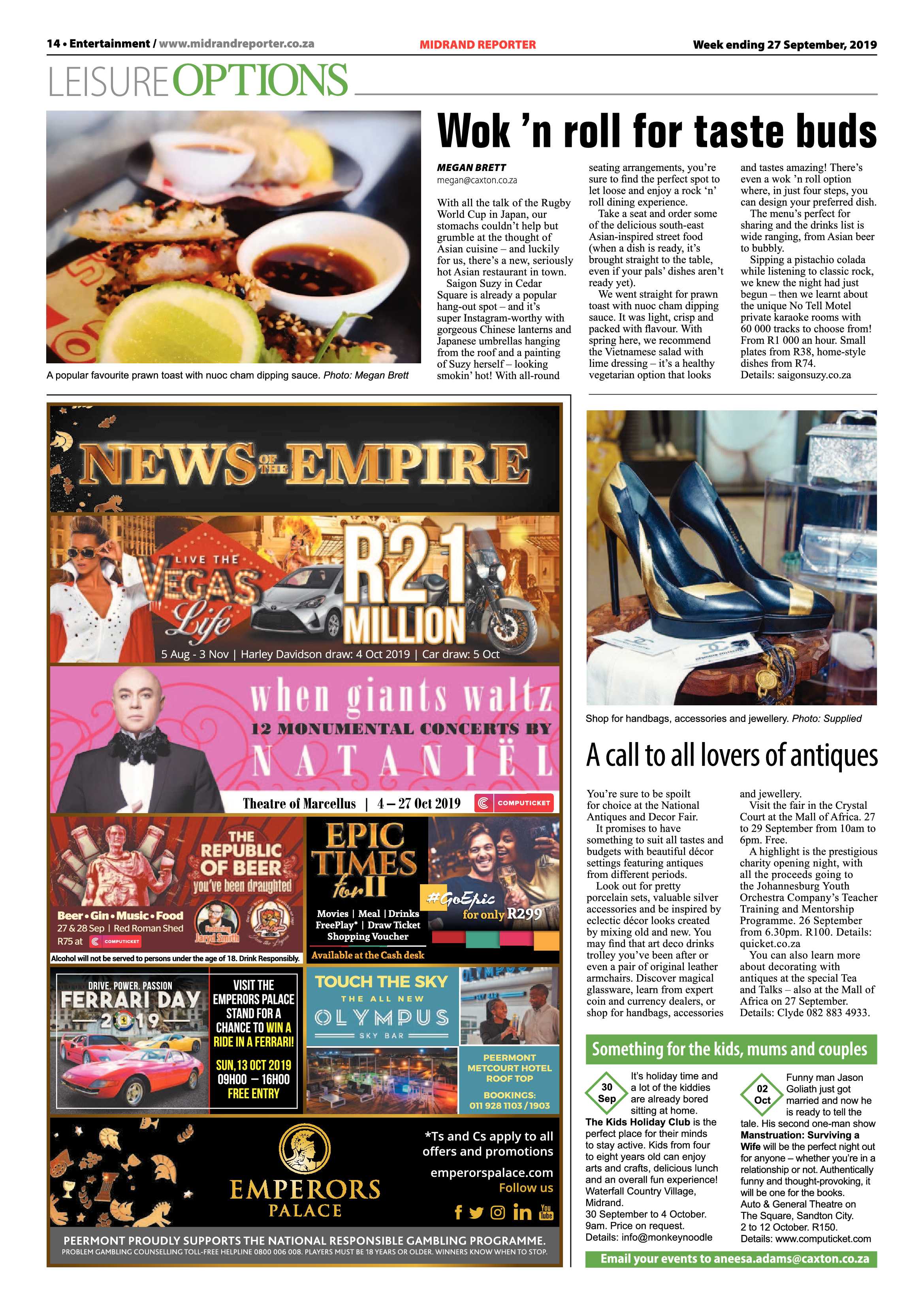 Midrand Reporter 27 September, 2019 page 13